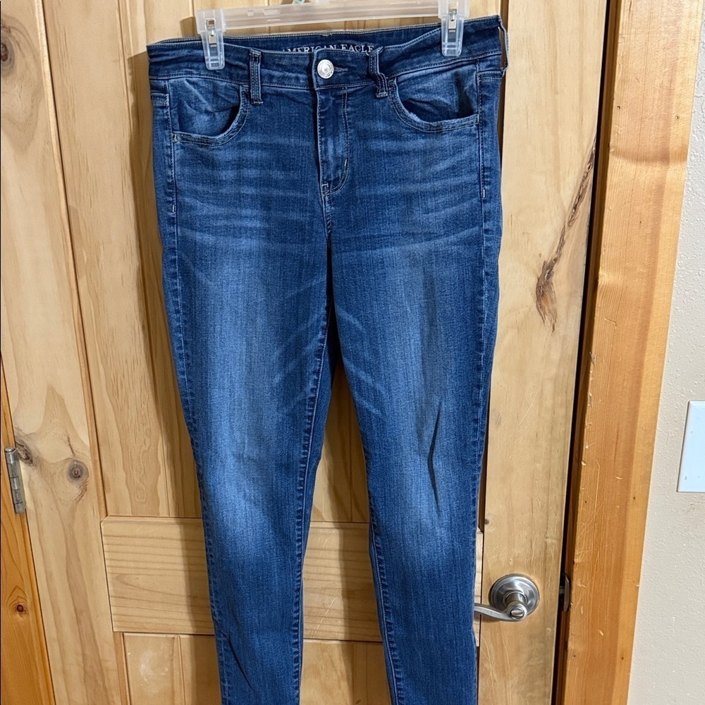 American Eagle Outfitters Dark Blue Skinny Jeggings